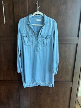 Abercrombie & Fitch Light Blue Denim Shirt